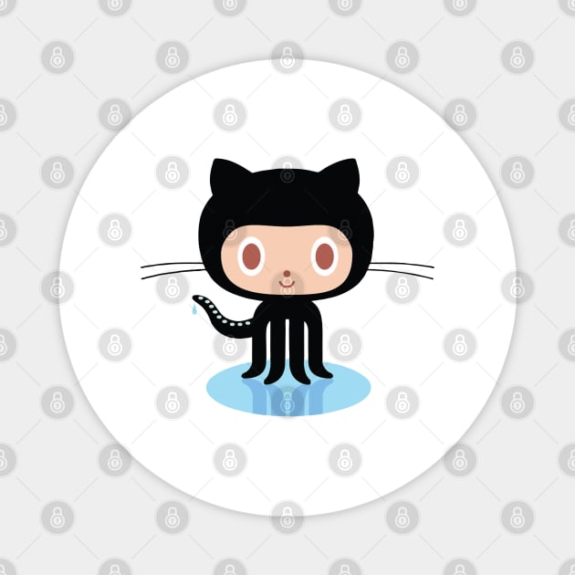 Github Octocat Magnet by Nayo Draws